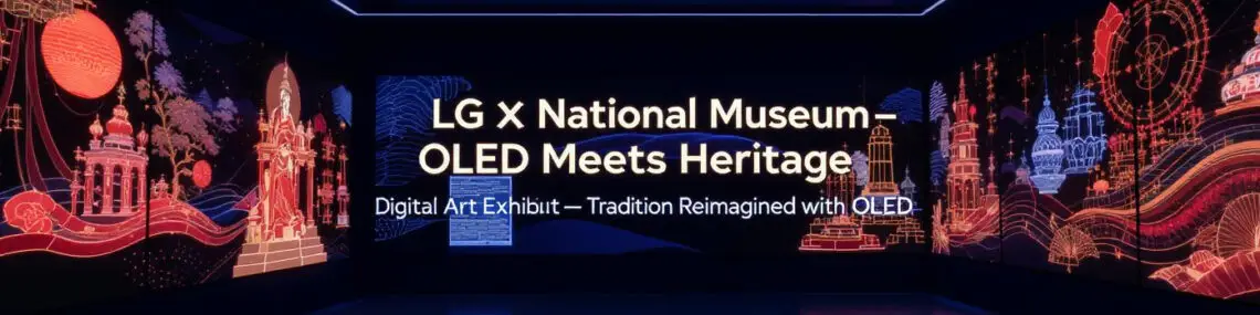 LG and National Museum Fuse OLED Tech with Heritage in Dazzling Digital Art Exhibit