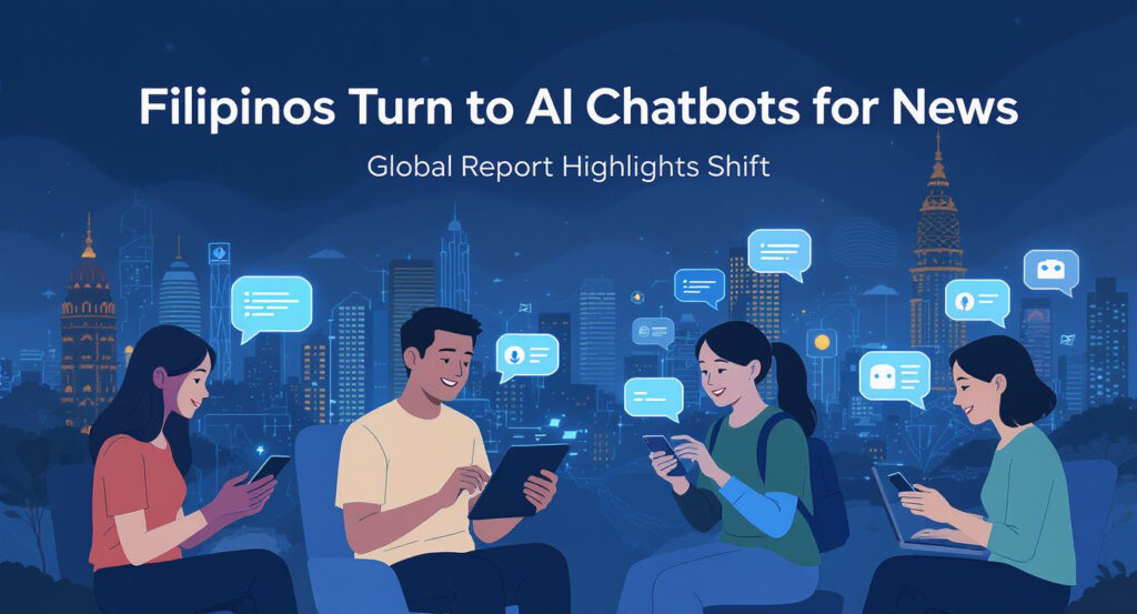 More Filipinos Are Getting Their News from AI Chatbots, Says Global Report