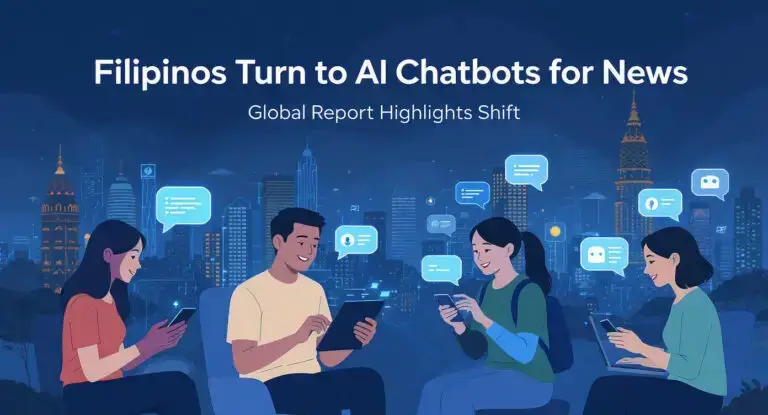 More Filipinos Are Getting Their News from AI Chatbots, Says Global Report