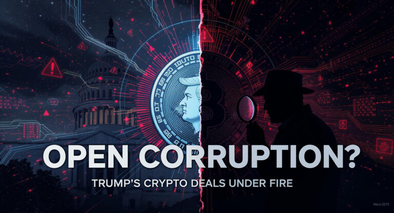 'Open Corruption' Trump's Crypto Deals Spark Outcry from Ethics Watchdogs