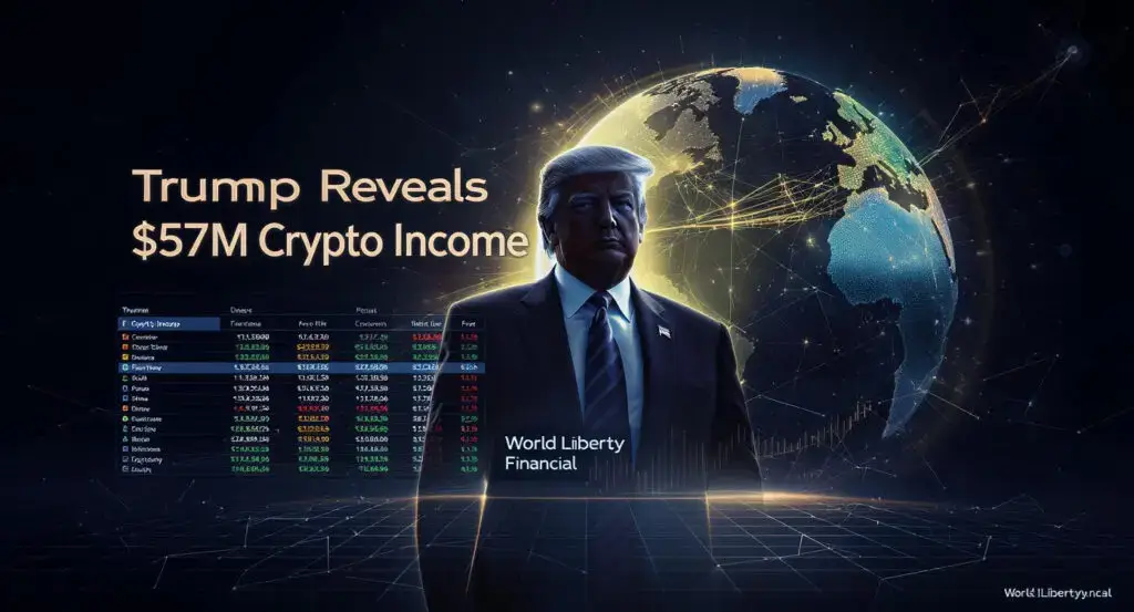 President Trump Discloses $57M in Crypto Income From World Liberty Financial
