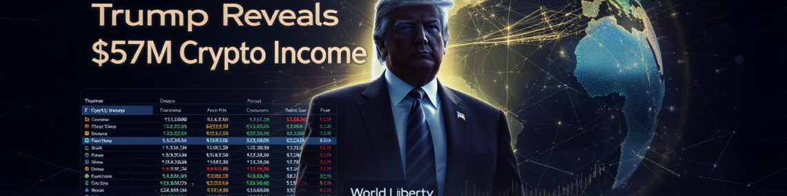 President Trump Discloses $57M in Crypto Income From World Liberty Financial