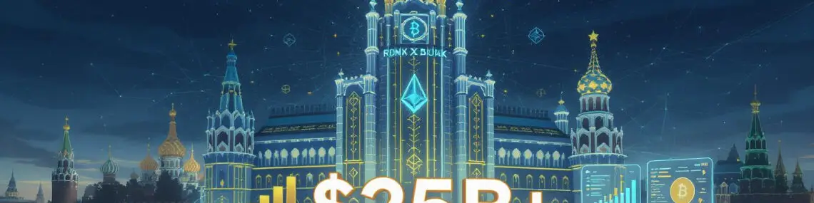 Russian Crypto Holdings Soar Past $25 Billion Amid Institutional Boom