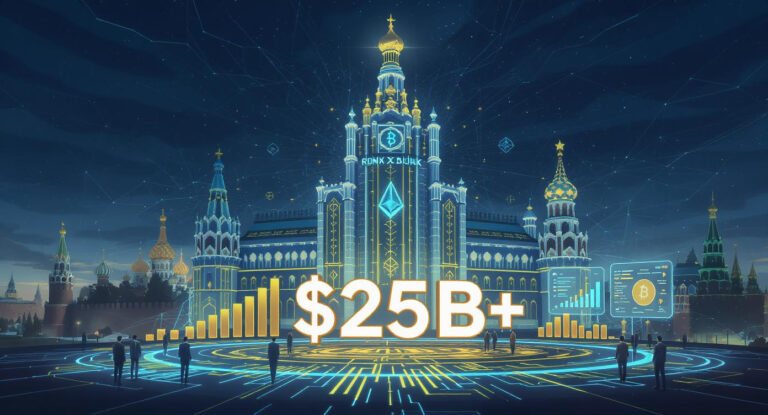 Russian Crypto Holdings Soar Past $25 Billion Amid Institutional Boom