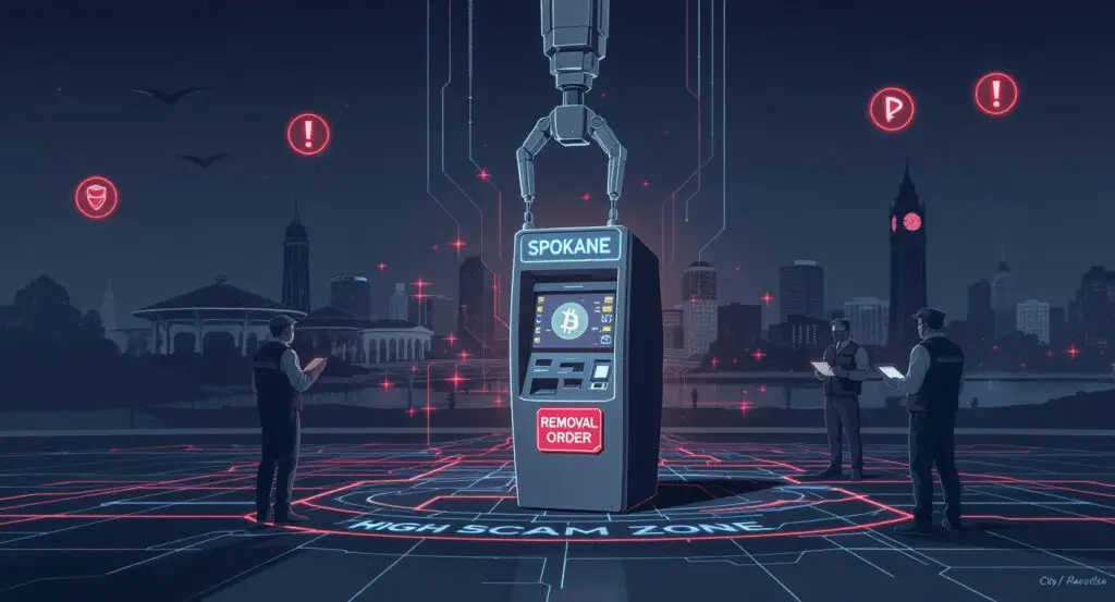 Spokane Cracks Down City Orders Removal of All Crypto ATMs Amid Rising Scams