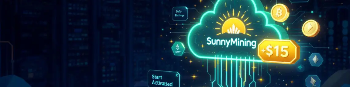 SunnyMining Unveils Accessible Cloud Mining $15 Bonus Ignites Daily Crypto Earnings