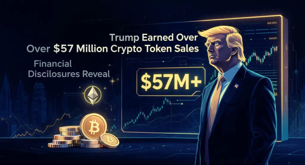 Trump Earned Over $57 Million From Crypto Token Sales, Financial Disclosures Reveal