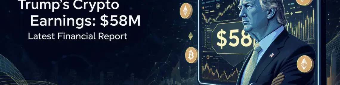 Trump Made Almost $58 Million in Crypto What His Latest Financial Report Reveals