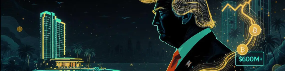 Trump’s 2024 Income Tops $600 Million, Powered by Crypto and Resorts