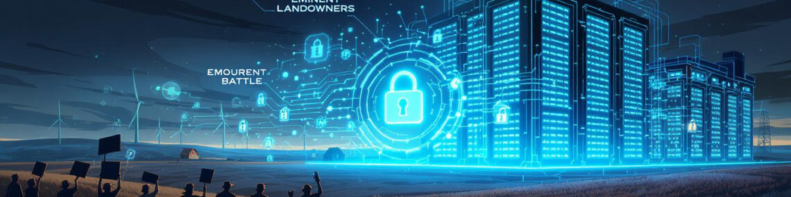 Eminent Domain Controversy: Nebraska Landowners Fight Crypto Company's Expansion