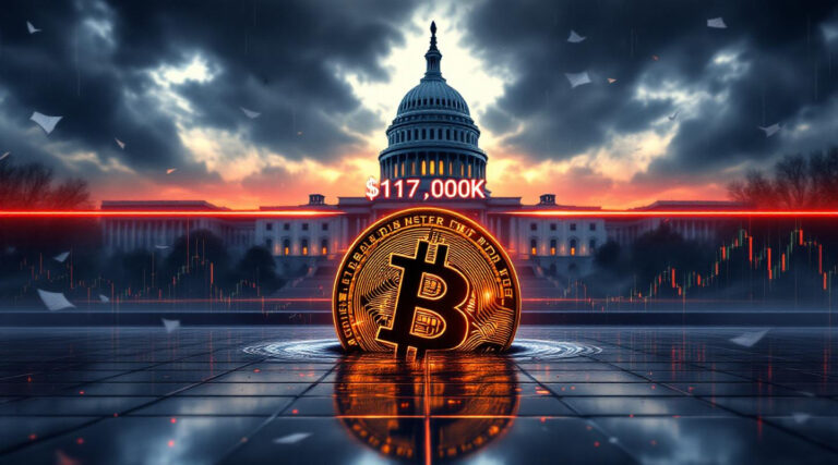 Bitcoin Slips Below $117K as Trump Crypto Bills Face Political Roadblock