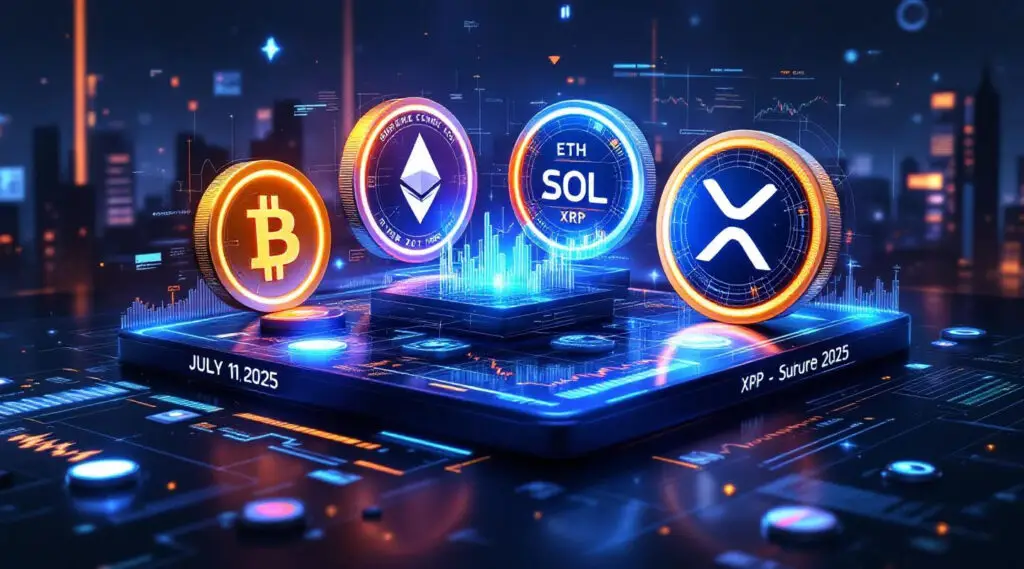 Crypto Market Analysis (July 11, 2025): BTC, ETH, SOL, XRP & More Surge