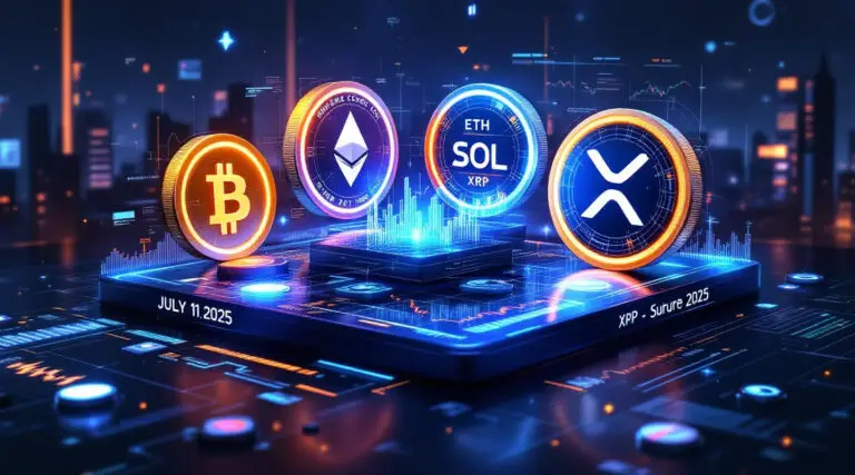 Crypto Market Analysis (July 11, 2025): BTC, ETH, SOL, XRP & More Surge