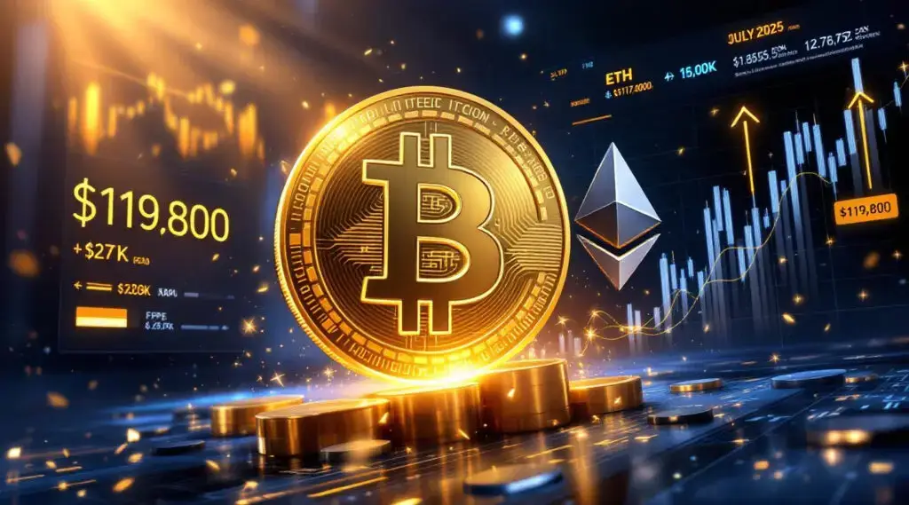 Crypto Market Analysis (July 13, 2025): BTC Nears $120K, ETH Flashes Strength, Altcoins Stir