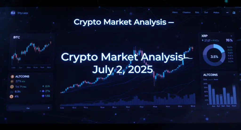 Crypto Market Analysis (July 2, 2025) BTC, ETH, XRP, ALTCOINS