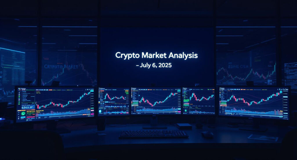 Crypto Market Analysis (July 6, 2025) BTC, ETH, XRP, ALTCOINS