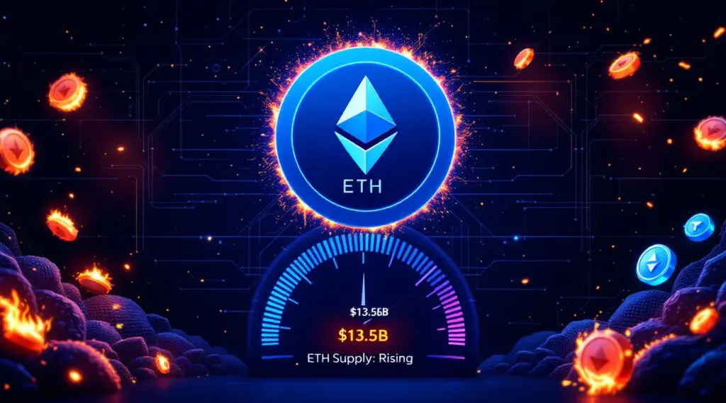 Ethereum Has Burned $13.5B in ETH — So Why Is Its Supply Still Growing?