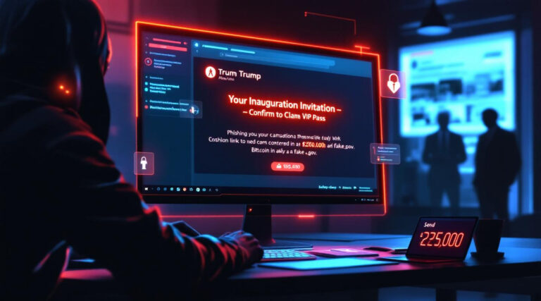 Fake Trump Inauguration Emails Lead to $250K Crypto Theft