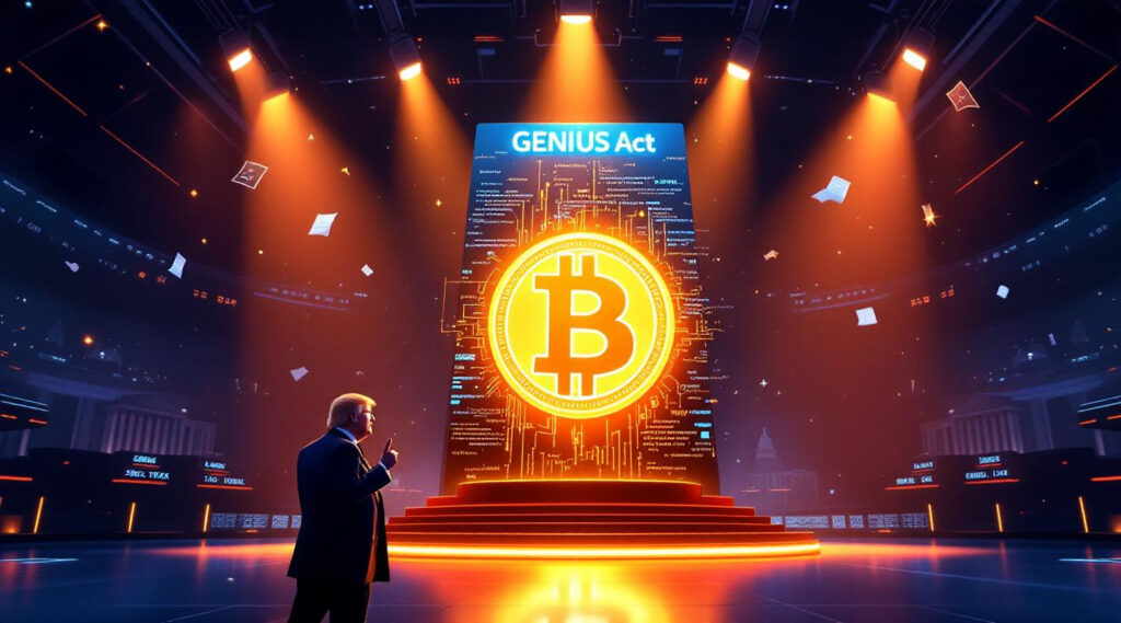 GENIUS Act Boosts Crypto Donald Trump's Support Lifts Bitcoin