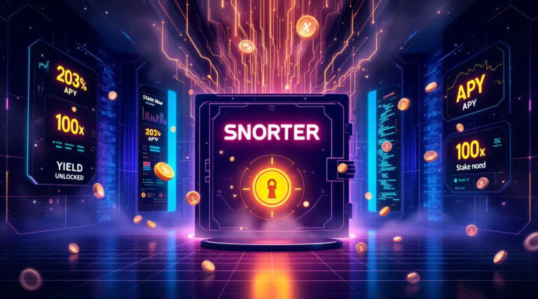 Snorter Crypto Opportunity Unlocking 203% APY and 100x Potential