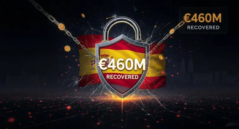 Spain Delivers Major Blow Global Crypto Fraud Ring Dismantled, €460M Recovered