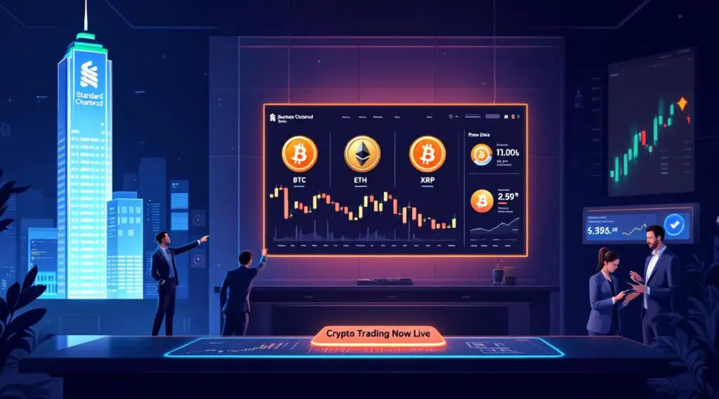 Standard Chartered Launches Crypto Trading for Institutional Clients