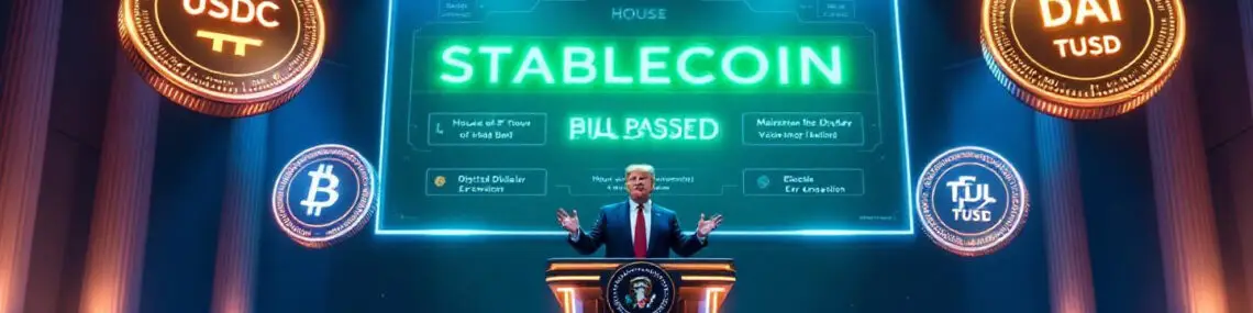 Trump Poised for Quick Crypto Win with House Stablecoin Vote