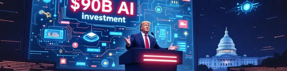 Trump Pushes $90B AI Investment to Cement U.S. Global Leadership
