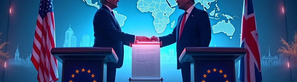 Trump Strikes $1.35 Trillion Tariff Deal With EU Ahead of Key UK Summit