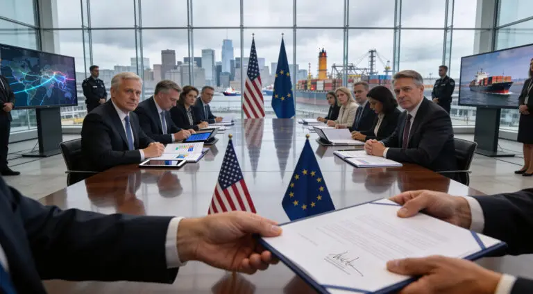 US-EU Trade Deal Sets Tariffs and $1.35T Commitments