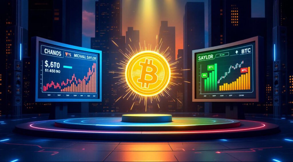 Wall Street's Hottest Debate: Chanos vs. Saylor on Bitcoin Strategy