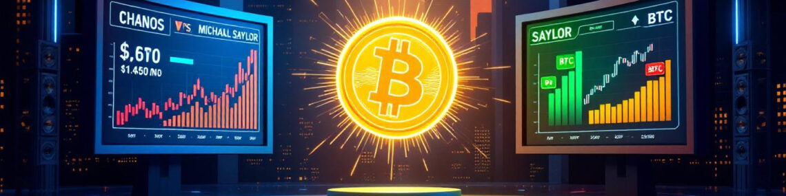 Wall Street's Hottest Debate: Chanos vs. Saylor on Bitcoin Strategy