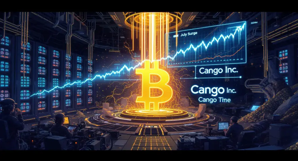 Bitcoin Cango Inc. Mining Operations Surge in July