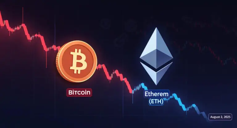 Crypto Market Analysis (August 2, 2025) BTC Slides on Tariff Shock, ETH Holds Relative Strength, Alts Retreat