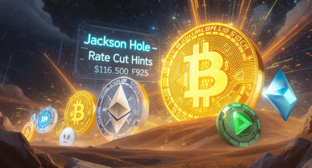 Crypto Market Analysis (August 22, 2025): Bitcoin and Ethereum Lead Broad Crypto Rebound Following Dovish Fed Comments