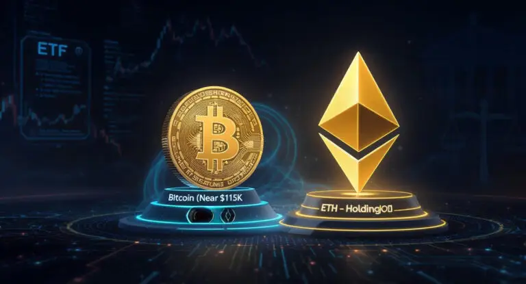 Crypto Market Analysis (August 3, 2025) BTC Softens Near $115K, ETH Holds Up amid ETF & Legislative Support