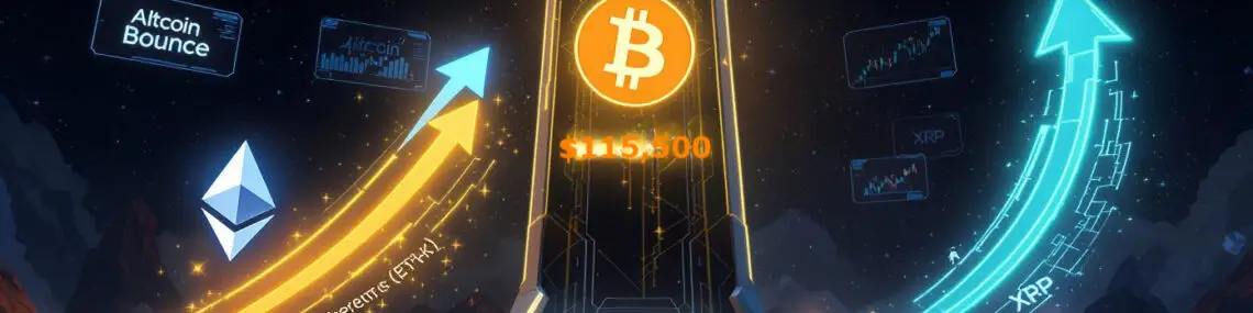 Crypto Market Analysis (August 4, 2025) BTC Holds Near $115K, ETH & XRP Lead Altcoin Bounce