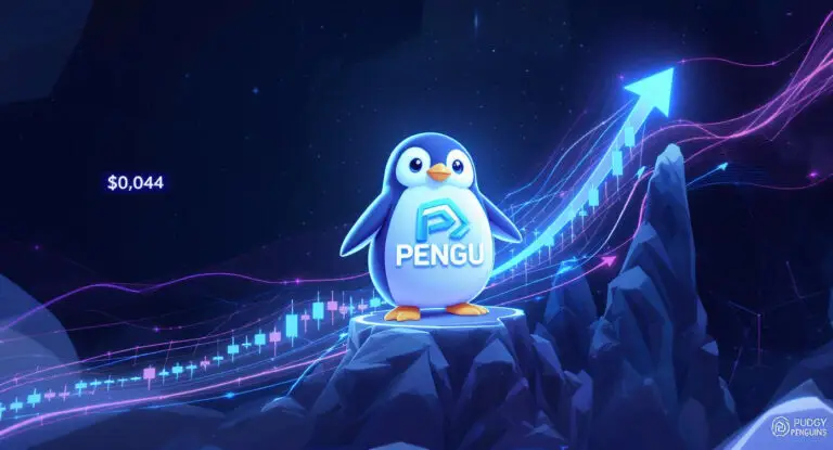 PENGU Shows Bullish Momentum, Eyes Move Toward $0.044