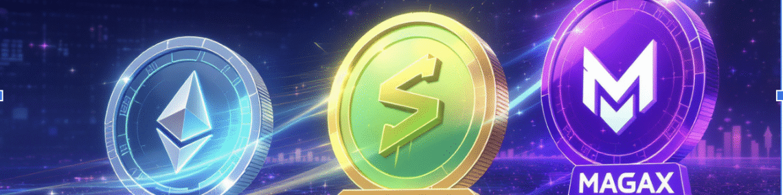 Ethereum Dips After Hitting All-Time High, SOL Targets $230, and Moonshot MAGAX Stage 1 Presale Nears Completion