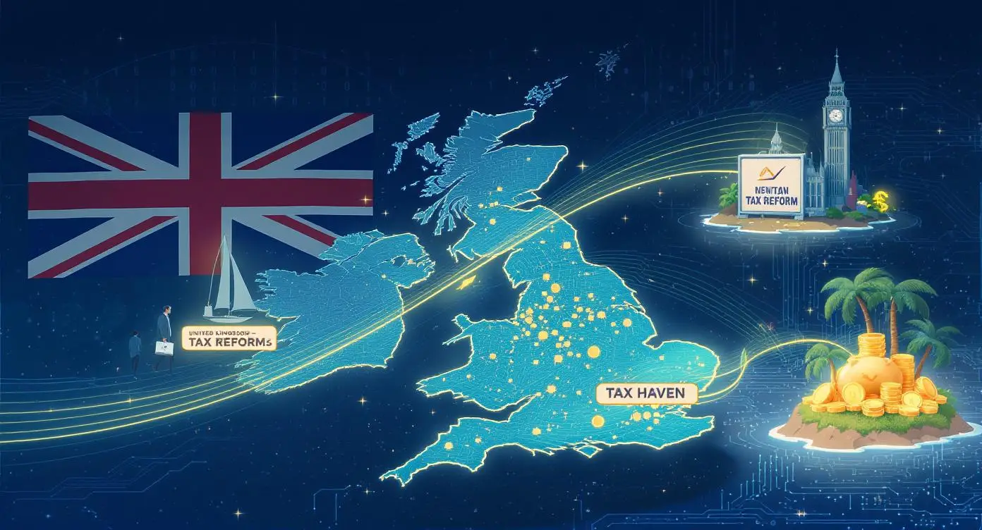 UK Business Leaders Flee to Tax Havens Amid New Tax Reforms