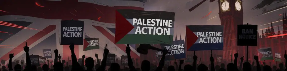 UK Politics Protests Mount Against Palestine Action Ban
