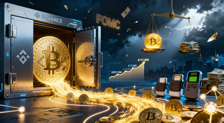 Binance Bitcoin Outflows Hit 9 Days Straight as FOMC Sparks Investor Shifts