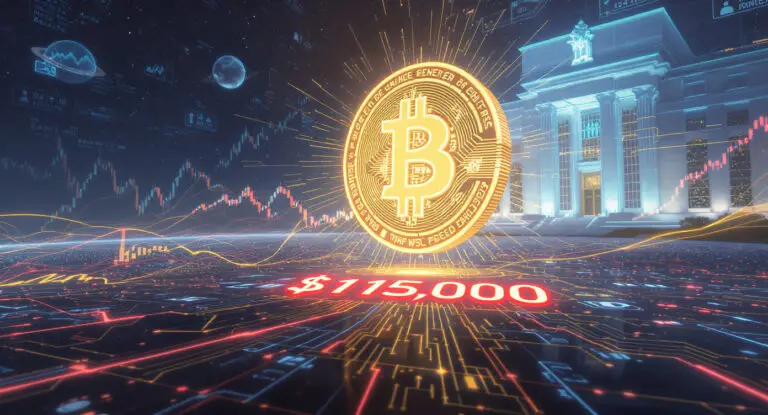 Bitcoin Price Slips Below $115K After Fed’s Rate Cut Decision