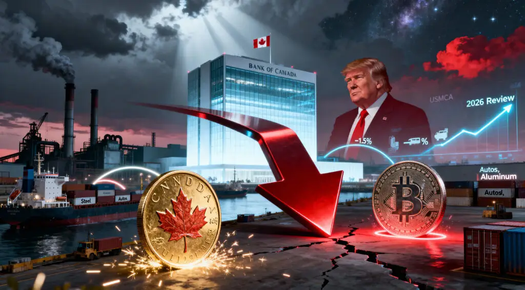 Canada Central Bank Cuts Key Rate to 2.5% as Trump Tariffs Bite