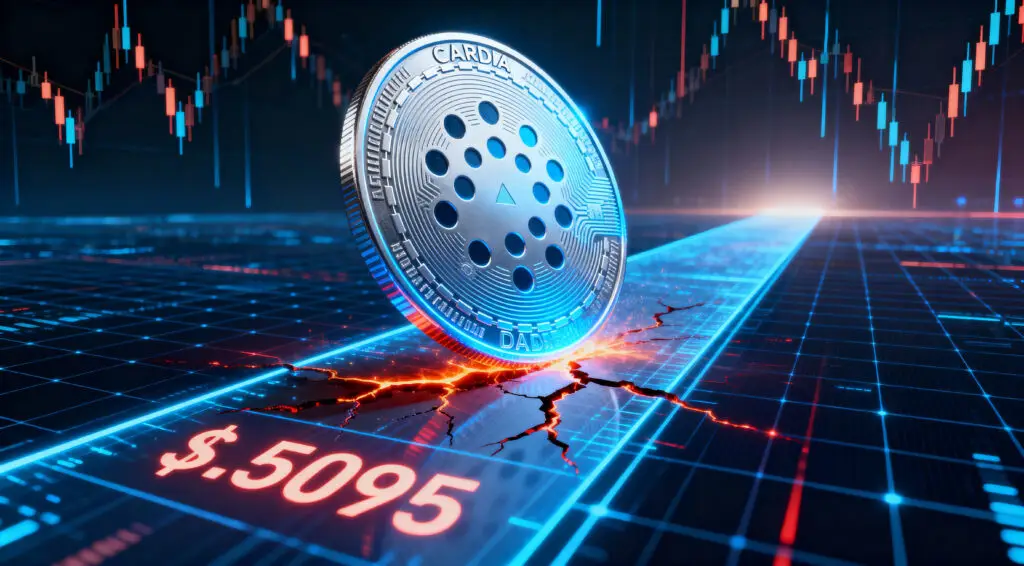 Cardano Price Warning: ADA Faces Bearish Breakdown Toward $0.5095 Support