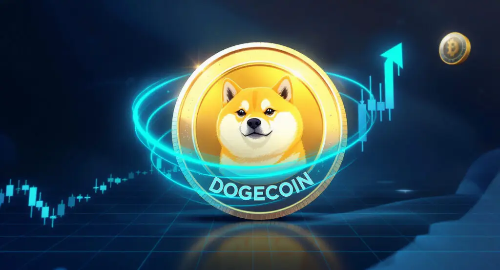Dogecoin Rebounds as Cup-and-Handle Pattern Forms