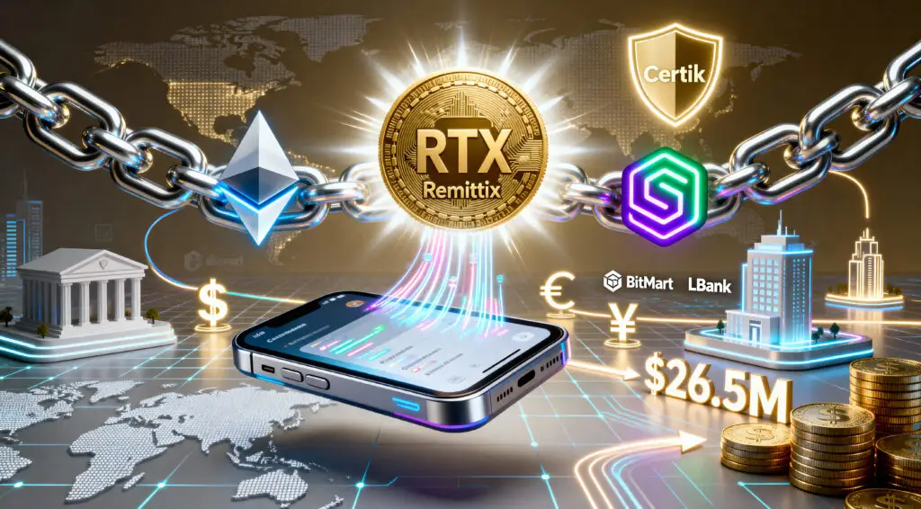 Remittix Launches Web3 Wallet Beta on Ethereum and Solana as Presale Surpasses $26.5M