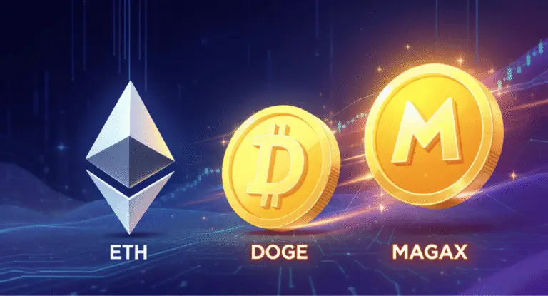 Ethereum Whales Boost Confidence, DOGE Price Enters Weak Downtrend, and MAGAX Targets 166x Growth