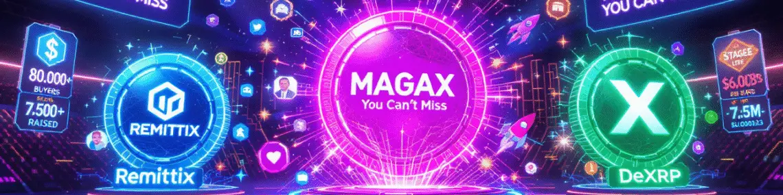 Top 3 Presales You Can’t Miss Now: Why MAGAX, Remittix & Newcomer X Are Turning Heads