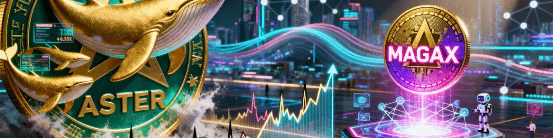 Whales Bet Big on ASTER as MAGAX Presale Surges Toward Stage 3